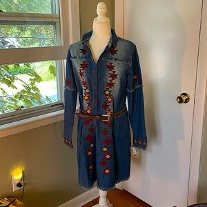 Tasha Polizzi dress/duster, Medium and Large